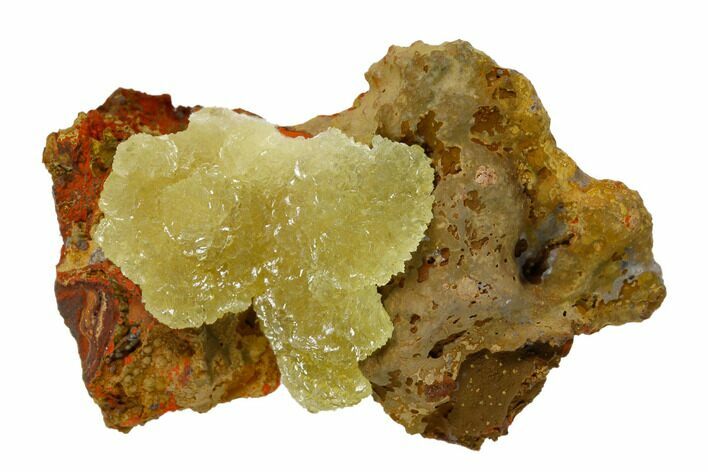 Yellow-Green Austinite Crystal Formation - Durango, Mexico #154716